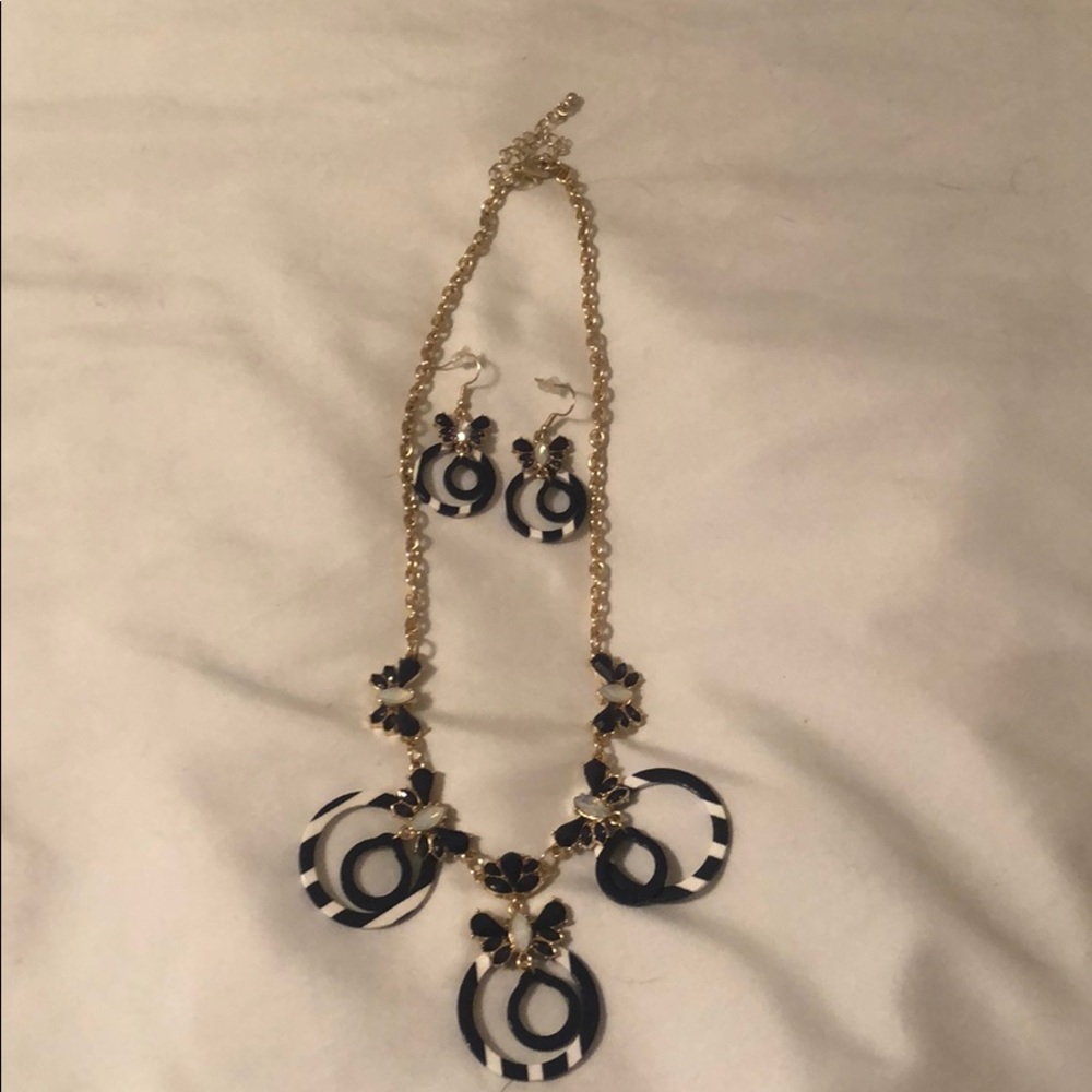 Necklace and earrings